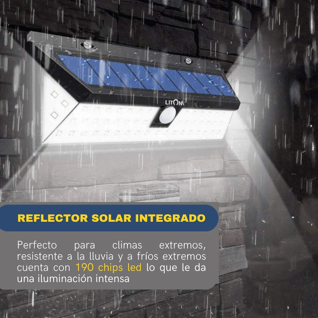 FOCO SOLAR RECTANGULAR (190 Leds)
