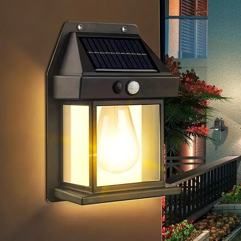 LAMPARA CON PANEL SOLAR (PACK X 3 UNIDADES)